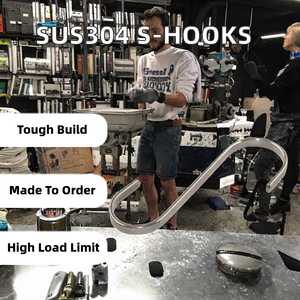 Platzsparende Edelstahl-Runddraht-Haken - Für Industrielle Anwendungen, Tragen bis zu 10kg, Einfaches Montage-Design - Product Image 4