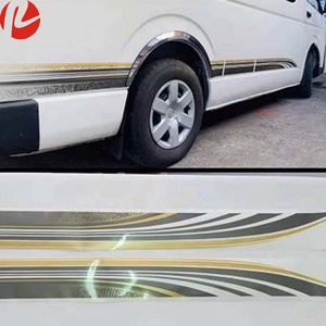 Calcomanías para Autos, Decoración Exterior, Hiace Mini <span class=keywords><strong>Bus</strong></span> 2005-2018, Calcomanías Coloridas para Carrocería, Papel Adhesivo, 13 Asientos, 9 Asientos - Product Image 2