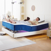 Matelas de lit massant électrique automatique réglable Split King, matelas de luxe inclinable sur mesure, matelas électrique fourni par l'usine