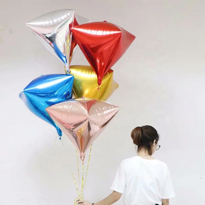 Vente chaude 24 pouces 4D <span class=keywords><strong>diamant</strong></span> en forme <span class=keywords><strong>de</strong></span> ballons en aluminium conception d'hélium <span class=keywords><strong>de</strong></span> ballon d'anniversaire <span class=keywords><strong>de</strong></span> mariage pour la décoration <span class=keywords><strong>de</strong></span> fête - Product Image 1