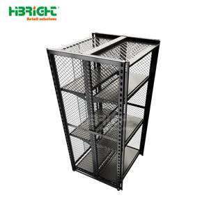 Étagère de supermarché à haute capacité et à écran lumineux, nouvelle conception, structure métallique durable, porte en verre, robuste, 5 étagères - Product Image 5