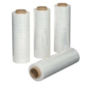 Packaging 500 LLDPE Manufacture Transparent 45 Cm <b>Pallet</b> <b>Wrap</b> Price Jumbo Roll Hand Pe Stretch Film - Product Image 6