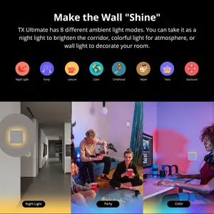 SONOFF TX Ultimate Smart Touch Wall Switch T5 Smart LED Light avec eWeLink-Télécommande Fonctionne avec Alexa