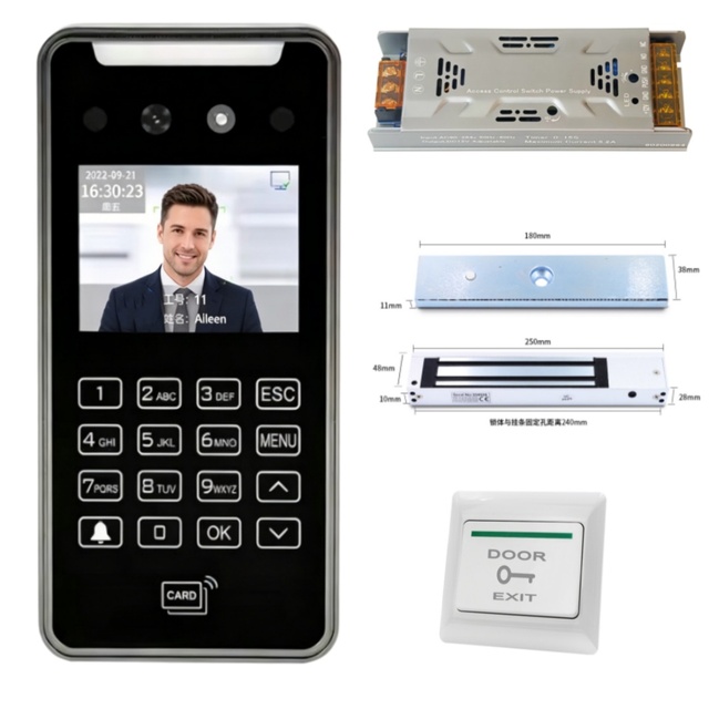 Face Recognition Lock Door Access Control System Wifi Camera Facial Recognition Attendance Recording