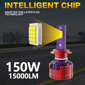 Luces LED H4 de Alto <span class=keywords><strong>Lumen</strong></span> Personalizadas K14 de 30000lm y 300 Watts para Automóviles, Faros Delanteros LED para Automóviles de 9-16V, H1 H3 H4 9005 9012 - Product Image 4