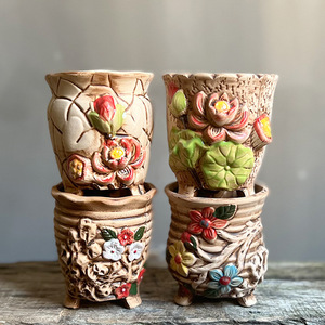 <span class=keywords><strong>Vaso</strong></span> <span class=keywords><strong>in</strong></span> Ceramica Dipinto a Mano per <span class=keywords><strong>Piante</strong></span> Verdi <span class=keywords><strong>da</strong></span> Giardino, Vendita all'Ingrosso dalla Fabbrica MSH - Product Image 1