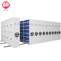 Système d'archivage mobile personnalisé pour système de compactage mobile, rayonnage mobile pour bureau