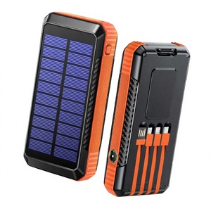 Batterie Externe Solaire 80000mAh, Chargeur Portable 40800mAh, Charge Rapide 22.5W PD 18W, 4 Câbles Intégrés, Batterie de Secours Extérieure - Product Image 3