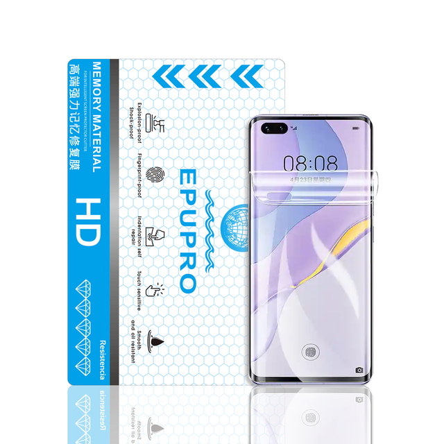 High Clarity HD Hydrogel Screen Film Non Toxic RoHS Certified TPU Protector for Mobile Phone Anti-Fingerprint Waterproof