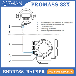 เครื่องวัดอัตราการไหลแบบโคริโอลิส Endress+Hauser Proline Promass 83X ขนาด DN300-400 แบบ 4 ท่อ ความจุสูง สำหรับน้ำมันและก๊าซ - Product Image 6