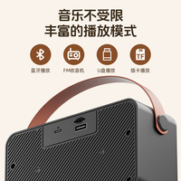 Haut-parleur portable compact avec affichage des paroles et subwoofer multifonctionnel