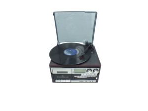 Tùy chỉnh gramophone đĩa Vinyl bàn xoay với chất lượng cao Tape Recorder phong cách cổ điển <span class=keywords><strong>CD</strong></span> <span class=keywords><strong>Player</strong></span> đầu ra USB & Video hiển thị - Product Image 2