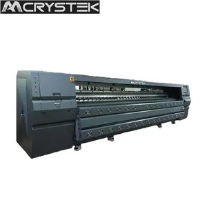 大判フレックスバナー印刷機Crystek溶剤プリンター5m、8個の512iヘッド付き