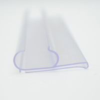 Porte-étiquette en plastique PVC porte-étiquette d'affichage de prix bande en plastique d'étagère de supermarché