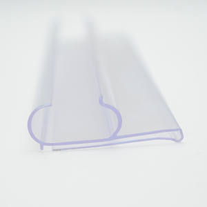 PVC plastica porta prezzi prezzo porta etichetta plastica striscia di plastica dello scaffale del supermercato - Product Image 5