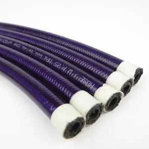 SAE 100 R8 Two Wire Braid Nylon Pipe Manufacture Engineering Sleeve PA12 MC Pouring Hollow Injection Molding Plastic Tube