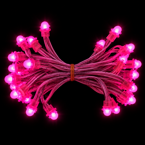 Module LED à points 9 mm, 8 couleurs (bleu, blanc chaud, vert), fil de cuivre étamé 7 brins, étanche IP67, lampe pixel, guirlande lumineuse féerique - Product Image 4
