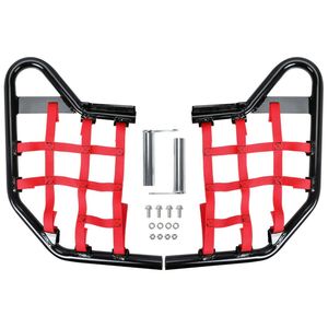 Para Yamaha <span class=keywords><strong>Raptor</strong></span> <span class=keywords><strong>700</strong></span> YFM <span class=keywords><strong>700</strong></span> YFM700 Red Nets Aluminio Nerf Bars - Product Image 2