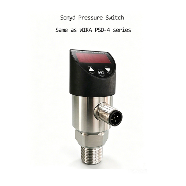 Intelligent Electronic Pressure Switch 2 PNP/NPN Outputs Optional Analog 4-20mA Digital Pressure Sensor Transmitter