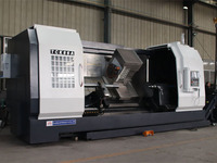Tour CNC à banc incliné TCK86A avec tourelle servo, vis à billes HIWIN et guides linéaires pour le tournage de précision des métaux