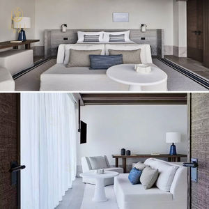 Usine directe tissé en bois massif tabourets de bar et discothèque canapé ensemble hôtel salon meubles pour <span class=keywords><strong>ME</strong></span> <span class=keywords><strong>Ibiza</strong></span> Club - Product Image 4