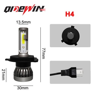 หลอดไฟหน้ารถยนต์ QideWin 9005 LED 12000lm 65w สำหรับเปลี่ยนหลอดไฟหน้ารถยนต์ - Product Image 2