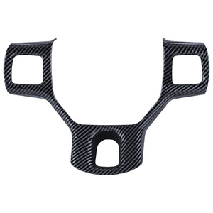 Garniture de couvercle de volant pour Dodge Ram 1500 2500 3500 2011-2018, matériau ABS de style Fiber de carbone - Product Image 2
