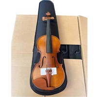 High Quality Solid Wood Full Size Student Violin Beginner Learning Violin with Case Bow Rosin