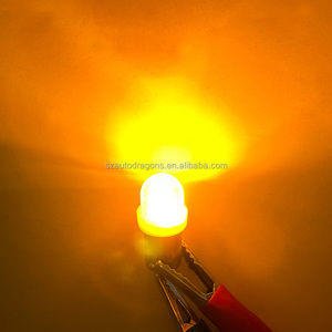ADT <span class=keywords><strong>Jaune</strong></span> Orange ambre #47 Baïonnette non scintillante 2 Leds 5630SMD lentille claire ac dc led 6.3 volt BA9S #44 Pinball Part Lights - Product Image 2