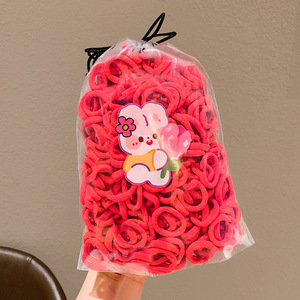 Pz/borsa 100 personalizzato all'ingrosso carino per bambini alta corda elastica per capelli per bambini <span class=keywords><strong>fascia</strong></span> per capelli in gomma luminosa per <span class=keywords><strong>bambina</strong></span> - Product Image 6