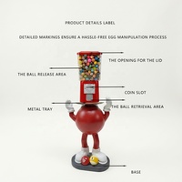 Distributeur automatique de boîtes à prix et bonbons, équipement commercial de vente sans surveillance, exportation transfrontalière, exclusivité de vente