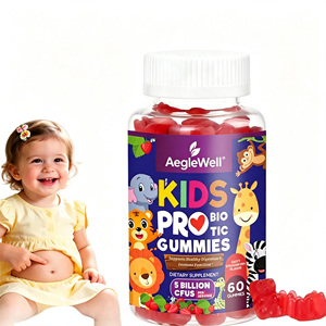 Gummies Probiotiques pour Enfants Sans Sucre, Soutien Immunitaire et Digestion, Marque Privée OEM - Product Image 1
