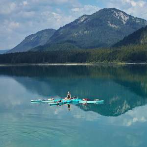 Plataforma de Yoga Acuática Inflable, Plataforma de Aterrizaje para SUP Inflable, Módulo Inflable para Clases de Yoga SUP - Product Image 4