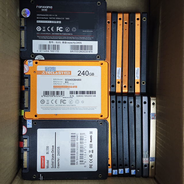 Wholesale Cheaper Price Internal Portable Used SATA 240GB 256GB SSD Solid State Drive