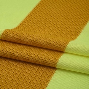 <span class=keywords><strong>Tissu</strong></span> en maille cubique tricoté 100% polyester en stock pour sublimation sur t-shirts de sport - Product Image 4