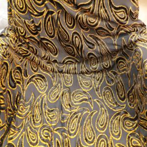 Vestidos y ropa elegantes para mujer 100% poliéster Spandex Jacquard terciopelo con <span class=keywords><strong>tela</strong></span> duradera de metal para estilos elegantes - Product Image 4