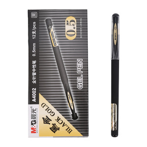 M&G A4002 Gel <b>Pen</b> 0.5mm Black Ink For Student Office Writing - Product Image 1