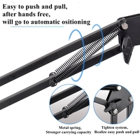 Smartphone Téléphone Portable Microphone LED Anneau Lumière Photo Selfie Enregistrement Vidéo Diffusion En Direct Support De Table Support Clip Paresseux Support De Téléphone