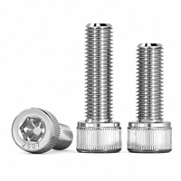 Vis à tête cylindrique en acier inoxydable duplex F51 F53 2205 2507 S32750, boulons haute résistance résistants à la corrosion M6 M8 M10 M12 M14