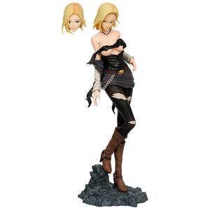 Figura de Acción de Android 18 de DBZ con Rostros Intercambiables y Atuendo Dañado por Batalla, Coleccionable de PVC Premium para Fanáticos del Anime - Product Image 4
