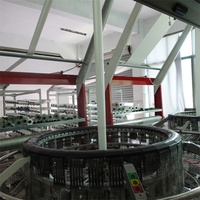 Tissu rond pour tuyau d'incendie, tissage à la machine, tissu pour élingue