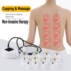 Set de Terapia de Masaje y Ventosas Eléctricas Recargables por USB, Multiventosas y Multifuncional, de Doble Uso Doméstico, para Desintoxicación de Meridianos y Masaje - Product Image 1