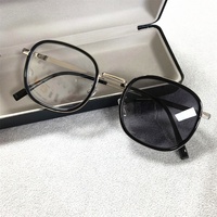 Lunettes Rondes en Métal TR90 pour Femmes et Filles, Myopie, Transparentes Grises Argentées, Photochromiques, Anti-UV400, Anti-Lumière Bleue 2026