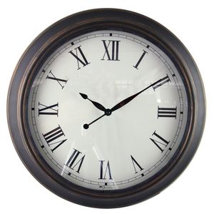 <span class=keywords><strong>Horloge</strong></span> murale extérieure de grande taille de 18 pouces, <span class=keywords><strong>horloge</strong></span> murale intérieure et extérieure, étanche avec température et humidité, <span class=keywords><strong>horloge</strong></span> silencieuse en métal pour <span class=keywords><strong>piscine</strong></span> - Product Image 4