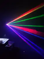 Cabeça de laser de movimento 2w rgb animação com leds efeito de lavagem