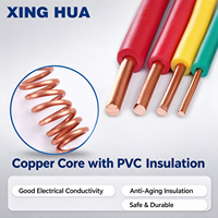 Kabel Listrik Tembaga BV Harga Pabrik Inti Tembaga Padat Tahan Api Berisolasi PVC untuk Instalasi Rumah