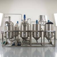 Automatische palmolieproductiemachine 5T/H, palmvruchtenoliepers, oplosmiddelextractiemachine, eetbare olieraffinaderij