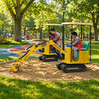 Equipo de Juegos Infantiles Popular, Parque Infantil al Aire Libre, Excavadora de Diversión Grande WZD-3