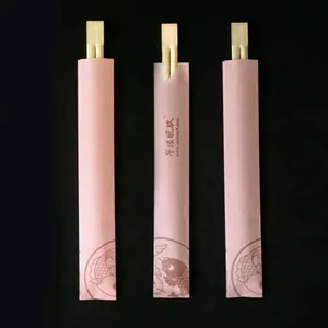 Benutzer definierte Großhandel Bambus Holz Essstäbchen/Bambus Essstäbchen Logo Einweg