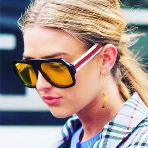 Gafas de Sol Cuadradas Extra Grandes de Moda 2021, con Logotipo Personalizado, Estilo Vintage Retro, Protección UV400 para Mujer - Product Image 2